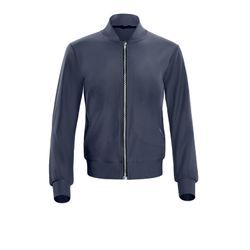 Bomberjacke WINSHAPE "Functional Comfort Bomber Jacket J007C", Damen, Gr. M, grau (anthrazit), 85% Polyester, 15% Elasthan, ohne Ausschnitt, Langarm, Jacken, Ultra weicher Funktionsstoff