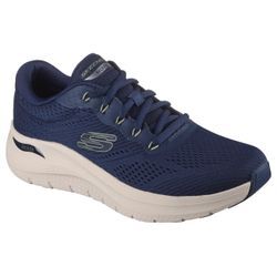 Sneaker SKECHERS "ARCH FIT 2.0", Herren, Gr. 44, blau (navy), Textil, sportlich, Schuhe, Trainingsschuh, Schnürschuh mit komfortabler Innensohle