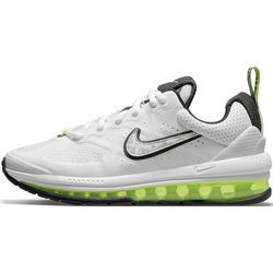 Sneaker NIKE SPORTSWEAR "Air Max Genome", Gr. 35,5, bunt (weiß, schwarz, lime), Synthetik, Textil, sportlich, Schuhe