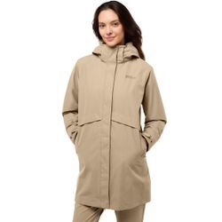 3-in-1-Funktionsparka JACK WOLFSKIN "BAYLIGHT", Damen, Gr. S, braun (anis), Obermaterial: 100% Polyester, sportlich, hoch geschlossener Ausschnitt, Langarm mit Druckknopf,verstellbar, Jacken, Winterjacke