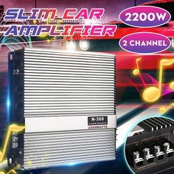 Insma - Lautsprecher Leistungsstarker 2200 w 2.0-Kanal-Audio-Power-HiFi-Verstärker 10-16 v Lautsprecher-AV-Verstärker für Autohaus