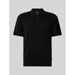 Regular Fit Poloshirt mit Label-Detail Modell 'MILANO SPRING'