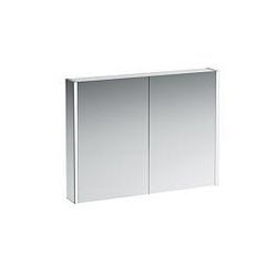 LAUFEN Frame 25 LED-Spiegelschrank 4086539001441, 100cm, 2 Türen, Seite verspiegelt, Ambientelicht