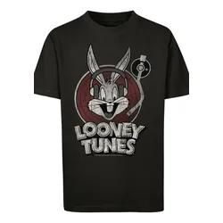 T-Shirt F4NT4STIC "T-Shirt 'Looney Tunes Bugs Bunny'", Mädchen, Gr. 158/164, schwarz, Obermaterial: 100% Baumwolle, casual, regular fit, Rundhals, Kurzarm ohne Bündchen, Shirts, Unisex Kinder,Premium Merch,Jungen,Mädchen,Bedruckt