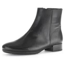 Stiefelette GABOR "Pisa", Damen, Gr. 38, schwarz, Nappaleder, unifarben, klassisch, Schuhe, Blockabsatz, Businessschuh, Komfortschuh mit bequemem Absatz