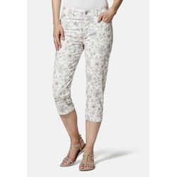 7/8-Hose STOOKER WOMEN "Tahiti Print Capri Slim Fit", Damen, Gr. 38, soft paisley aop, Twill, 98% Baumwolle, 2% Elasthan, casual, eng 7/8-Länge, Hosen, Capri Slim Fit Casual Clean Wash Twill Coloured für Damen