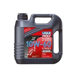 LIQUI MOLY 10W-60 Street Race 4T Synth. (4 L) Motoröl für HARLEY-DAVIDSON MC MOTO GUZZI BUELL MOTORCYCLES BMW KTM MV AGUSTA MOTORCYCLE MOTO-MORINI 168