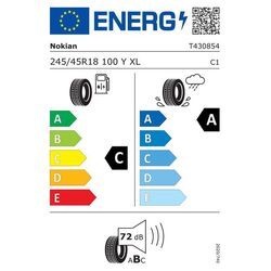 NOKIAN TYRES 245/45R18 100Y - Powerproof Sommerreifen T430854