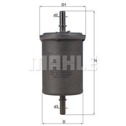 MAHLE Kraftstofffilter Ø55mm 55mm für RENAULT INFINITI DACIA GENERAL MOTORS NISSAN 7701068107 6001546326 7700845961 KL 416/1