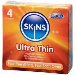 Skins Ultradünne Kondome 4er Pack - Klar