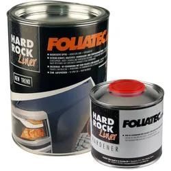 FOLIATEC Hard Rock Liner 2K Strukturlack Permanent Set schwarz seidenglänzend Sprühfolie / Karosseriefolie 2290