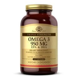 Solgar, Omega-3, EPA & DHA, Triple Strength, 950 mg, 100 Softgels [369,00 EUR pro kg]