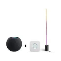 Apple HomePod mini + Philips Hue Bridge + Gradient Signe Stehleuchte