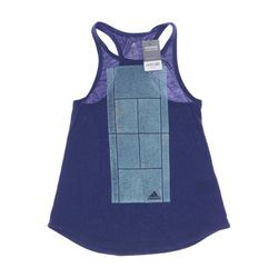 adidas Damen Top, blau, Gr. 36