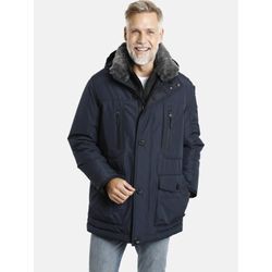 Winterjacke JAN VANDERSTORM "Funktionsjacke BOTULFR", Herren, Gr. 50, blau (dunkelblau), Obermaterial: 100% Polyester PES., casual, comfort fit, Jacken Parka