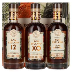 Ron Esclavo Giftbox 40,7% Vol. 3x0,2l in Geschenkbox