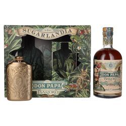 Don Papa BAROKO 40% Vol. 0,7l in Geschenkbox mit Hip Flask