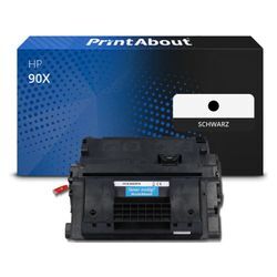 PrintAbout Toner kompatibel mit HP 90X (CE390X) - Schwarz - Hohe Kapazität