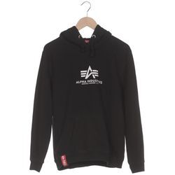 Alpha industries Damen Kapuzenpullover, schwarz, Gr. 44