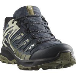 Wanderschuh SALOMON "EXTEGRA GTX", Gr. 46, blau nights, alfalfa, martini olive, Synthetik, Textil, sportlich, Schuhe, wasserdicht