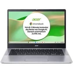 ACER Chromebook 314 (CB314-4H-345E), Chromebook, mit 14 Zoll Display, Intel® CoreTM i3,i3-N305 Prozessor, 4 GB RAM, 128 eMMC, UHD Graphics, Pure Silver, Google Chrome OS