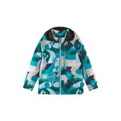 reima Softshell Jacke Kinder gemustert, aqua