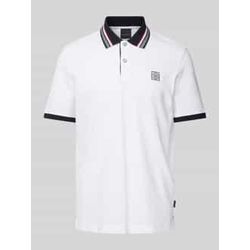 Regular Fit Poloshirt mit Label-Badge