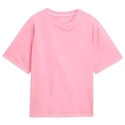 TOM TAILOR DENIM Damen Boxy Fit T-Shirt, rosa, Uni, Gr. XXL