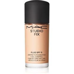 MAC Cosmetics Mini Studio Fix Fluid SPF 15 24HR Matte Foundation + Oil Control mattierendes Make-up SPF 15 Farbton NW13 15 ml