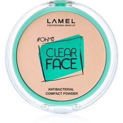 LAMEL OhMy Clear Face Kompaktpuder mit antibakteriellem Zusatz Farbton 401 Light Natural 6 g