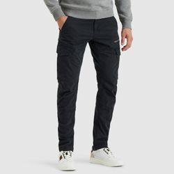 Cargohose PME LEGEND "Nordrop Stretch Twill", Herren, Gr. 34, Länge 34, blau (salute), Twill, Obermaterial: 97% Baumwolle, 3% Elasthan, regular fit, Hosen