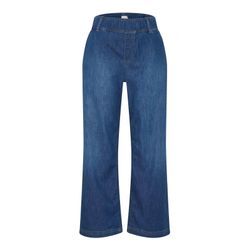 Röhrenjeans BRAX "Style MAINE S", Damen, Gr. 34K (17), Kurzgrößen, blau, 75% Baumwolle, 17% Polyester, 5% Elastomultiester, 3% Elasthan, Jeans