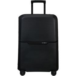 Hartschalen-Trolley SAMSONITE "MAGNUM, 69 cm", Gr. B/H/T: 48cm x 69cm x 30cm 82 l, grau (graphite), Polypropylen, unifarben, Koffer, Reisekoffer Großer Koffer TSA-Zahlenschloss Made in Europe