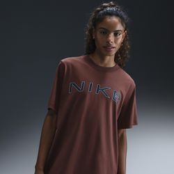 Nike Sportswear weites Kurzarmshirt mit Grafik (Damen) - Braun