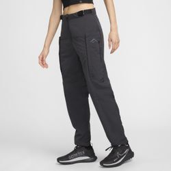 Nike Trail Repel-Laufhose mit mittelhohem Bund (Damen) - Schwarz