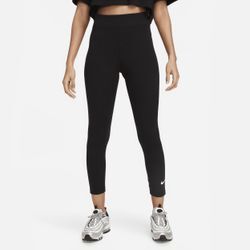 Nike Sportswear Classic 7/8-Leggings mit hohem Bund für Damen - Schwarz