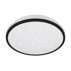 Briloner LED Bad-Deckenleuchte ACORUS BLACK