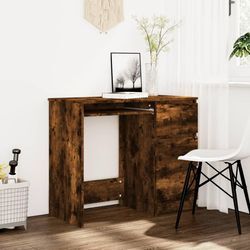 Schreibtisch Sonoma-Eiche 90X45X76 Cm Holzwerkstoff | Farbe: Räuchereiche