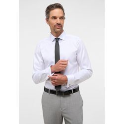 Langarmhemd ETERNA "SLIM FIT", Herren, Gr. 38, Normalgrößen, weiß, Twill, 100% cotton, schmal, Langarm Umschlagmanschette, Hemden, NON IRON (bügelfrei)