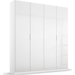 Drehtürenschrank RAUCH "Kleiderschrank Schrank Garderobe KOLUNA mit hochwertiger Glasfront", weiß (alpinweiß, glas kristallweiß), B:181cm H:229cm T:54cm, Holzwerkstoff, Schränke, inkl. 2 Innenschubladen sowie extra Einlegeböden MADE IN GERMANY