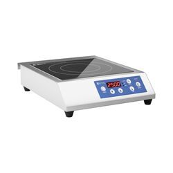 Induktionsplatte - 3500 W - 25 cm - 240 °C - Timer - Royal Catering RCIK-3500CG