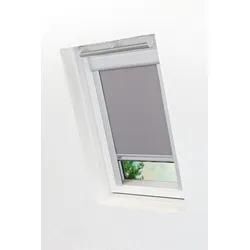 Lysel - Qualitätsdachfensterrollo abdunkelnd hellgrau Rollo geeignet für Velux Dachfenster C 02, (B x H) 49.30cm x 79.50cm in grau/hellgrau