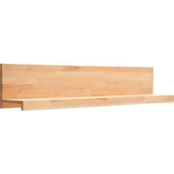 Mid.you Wandboard , Buche , Holz , Kernbuche , massiv , 150x27x22 cm , Made in EU , Wohnzimmer, Regale, Wandboards