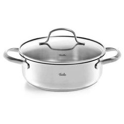 Fissler Kochtopf San Francisco , Silber , Metall , 2,1 L , Messskala, backofengeeignet, rostfrei, breiter Schüttrand, optimale Wärmeverteilung ,