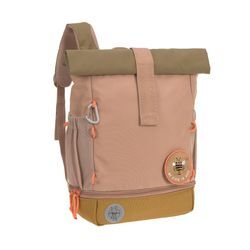 Lässig Kinderrucksack Rolltop , Hellbraun , Textil , 11x32.5x23 cm , Spielzeug, Kindergarten-Zubehör, Kinderrucksäcke