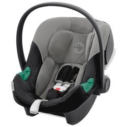 cybex Gold Babyschale Aton B2 i-Size , Schwarz, Dunkelgrau , Textil , 44.0x39.0-56.5x66.0 cm , ECE R 129 i-Size , abnehmbarer und waschbarer Bezug,