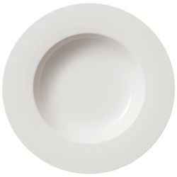 Villeroy & Boch Suppenteller Basic White , Weiß , Keramik , Uni , rund , Essen & Trinken, Geschirr, Teller, Suppenteller