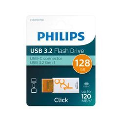 Philips 3.2-stick Click 128GB USB-C - USB-Stick