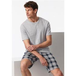 SCHIESSER Shirt kurzarm grau-meliert - Mix+Relax 52 male