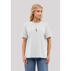 T-Shirt F4NT4STIC "Finger Herz bestickt", Damen, Gr. L, weiß, Obermaterial: 100% Baumwolle, casual, oversize, Rundhals, Kurzarm ohne Bündchen, Shirts, bestickt, Premium Qualität